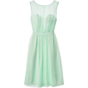 Tevolio Chiffon Dress | Mint | Size 6